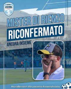 Di Rienzo, la scelta della continuità: l’Aesernia Fraterna riparte dalla sua anima