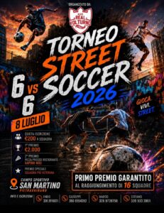 Street Soccer a Pietravairano: adrenalina, spettacolo e 2.000€ in palio
