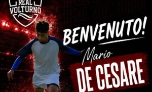 De Cesare, corsa e affidabilità: il Real Volturno rinforza la fascia
