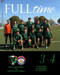 Coppa Italia Eccellenza Molise, il Real Guglionesi cede 3-4 al Montenero: ritorno tutto da giocare