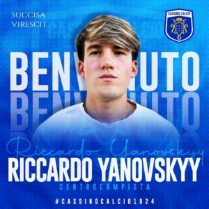 Cassino, ufficiale l’arrivo di Riccardo Yanovskyy