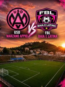 Marzano Appio-Baia Latina 4-5: nove gol, due espulsioni e un finale da brividi. Follia a Venafro nella prima di Seconda Categoria